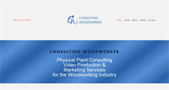 Desktop Screenshot of consultingwoodworker.com
